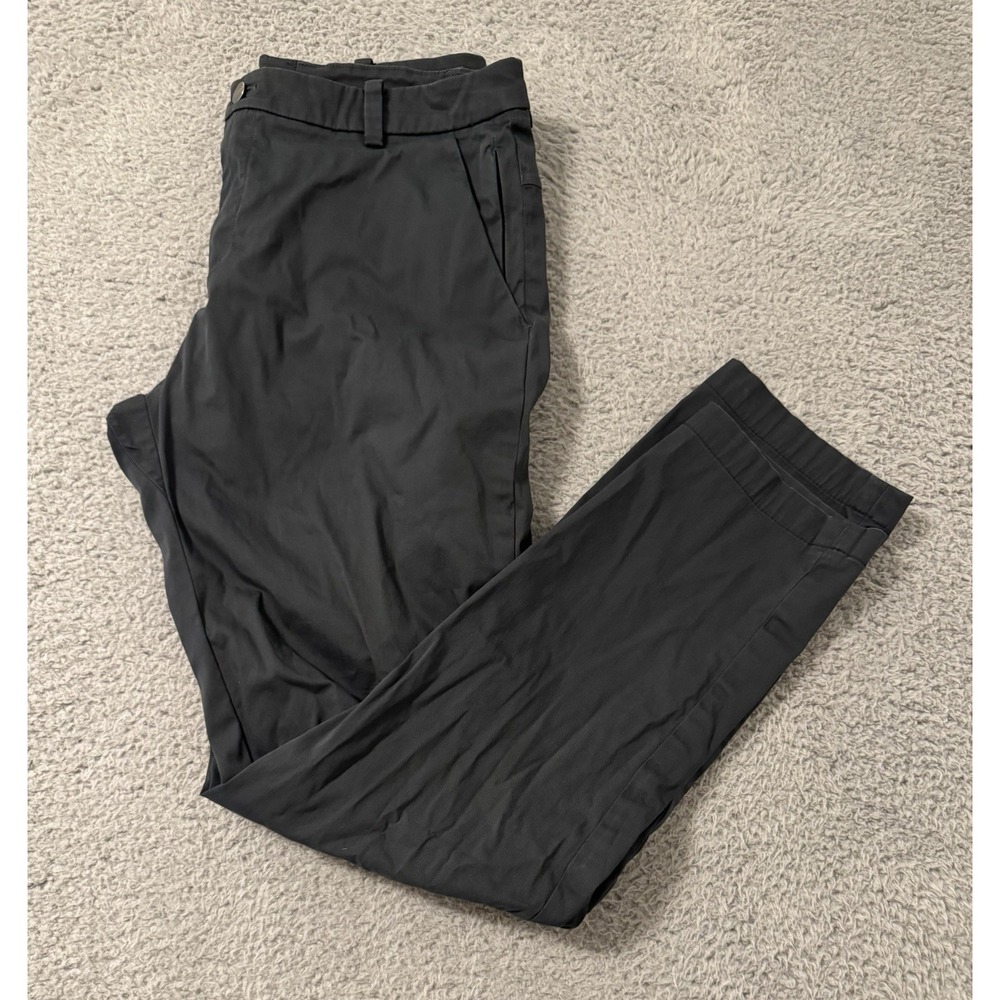 Lululemon ABC Classic‎ Fit Pants 36 Stretch Chino Mens Black Active M5440S